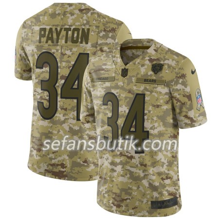 Chicago Bears Tröjor Walter Payton 34 Nike Salute to Service - Herr Chicago Bears Tröjor Walter Payton 34 Nike Salute to Service - Herr
